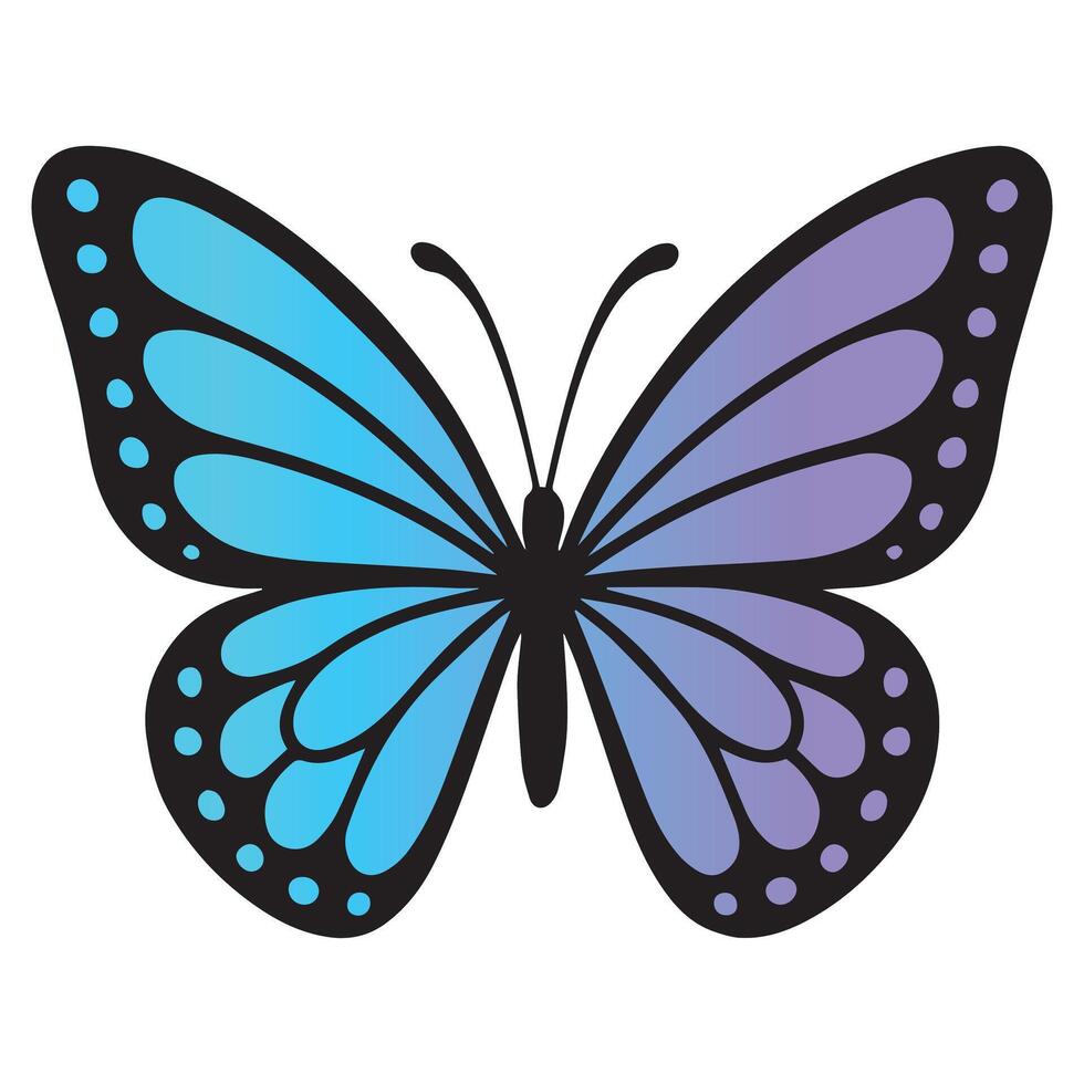 Playful Butterfly Clipart for Creative Ideas vector