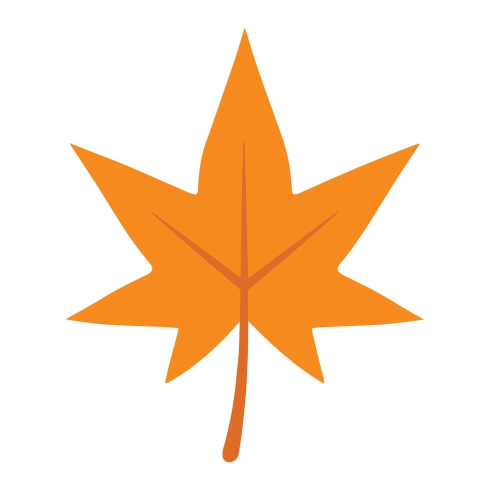 Autumn Leaves Floating in a Fall Inspired Design vector