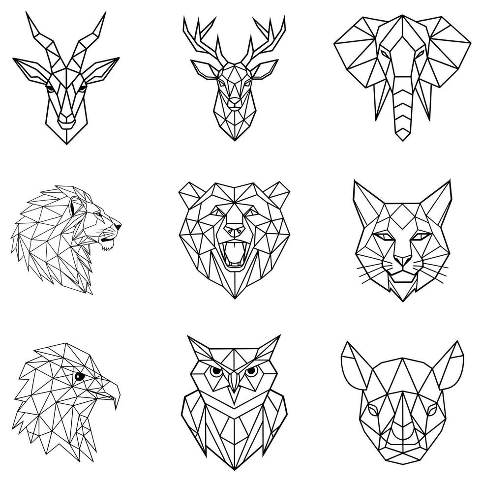 pack of Wildlife Design for Sublimation Printing vector
