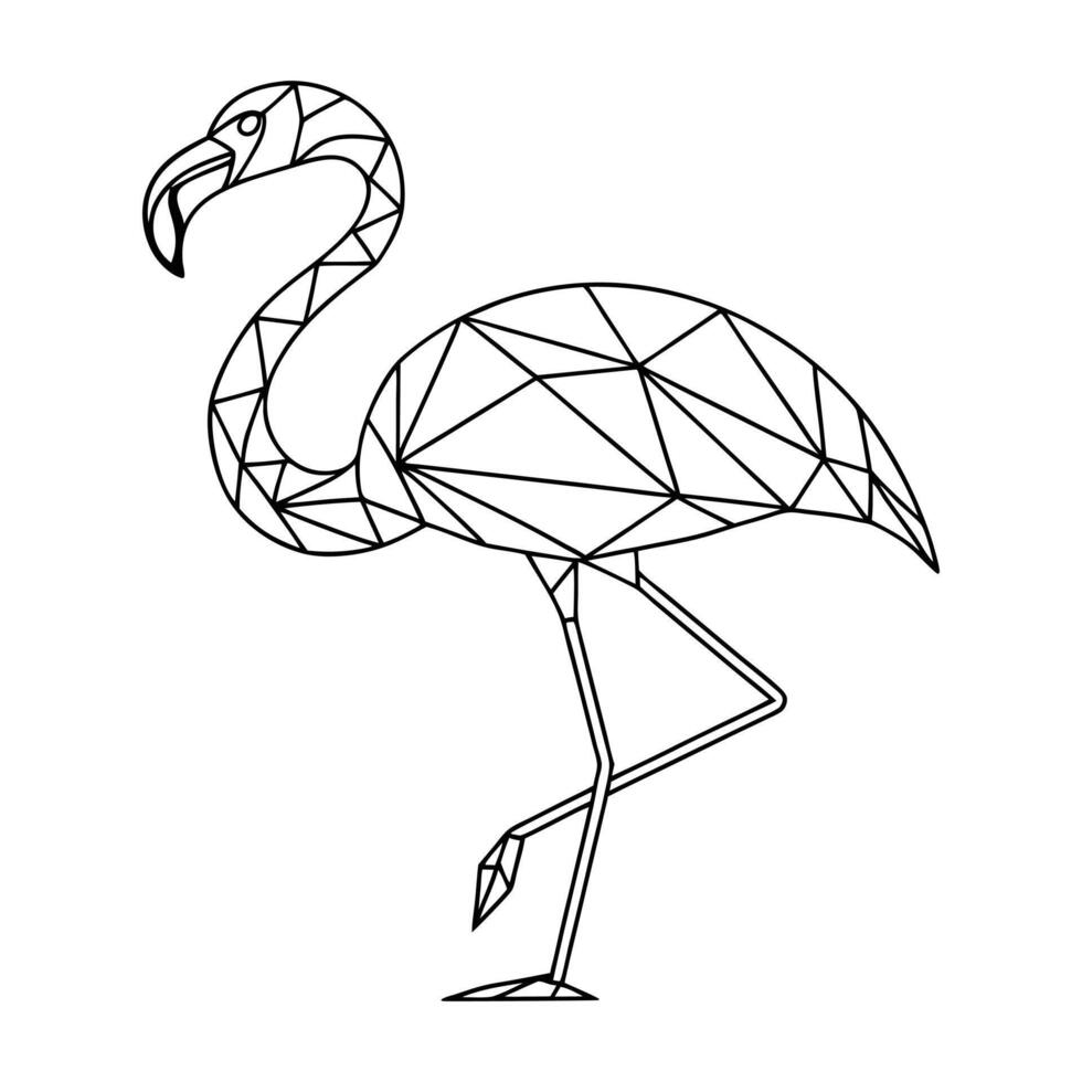 Animal Shapes with Geometric Structure vector