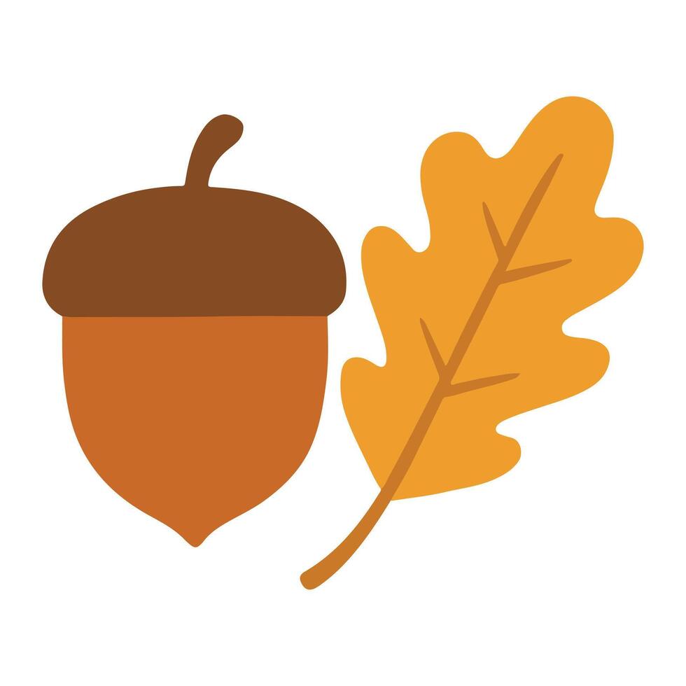 Single Fall Leaf Artwork with Autumn Hues vector