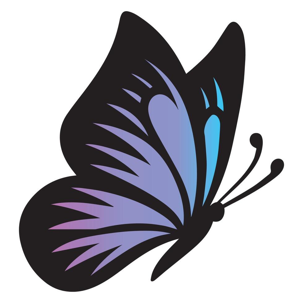 Sweet Butterfly Clipart for Illustrative Projects vector