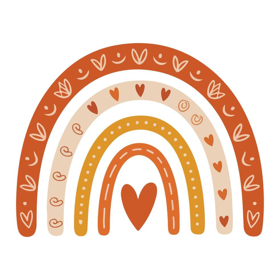 Boho Elements Design for Clipart Sublimation and Art Projects vector