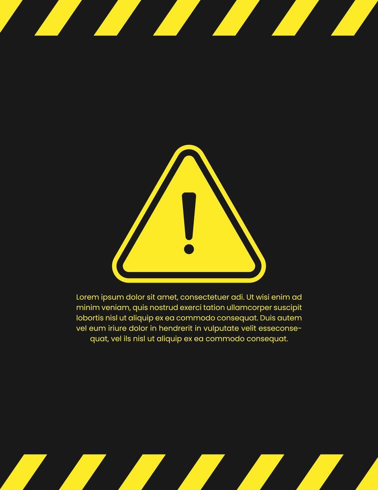 Warning signs, Warning sign, warning sign. illustration vector