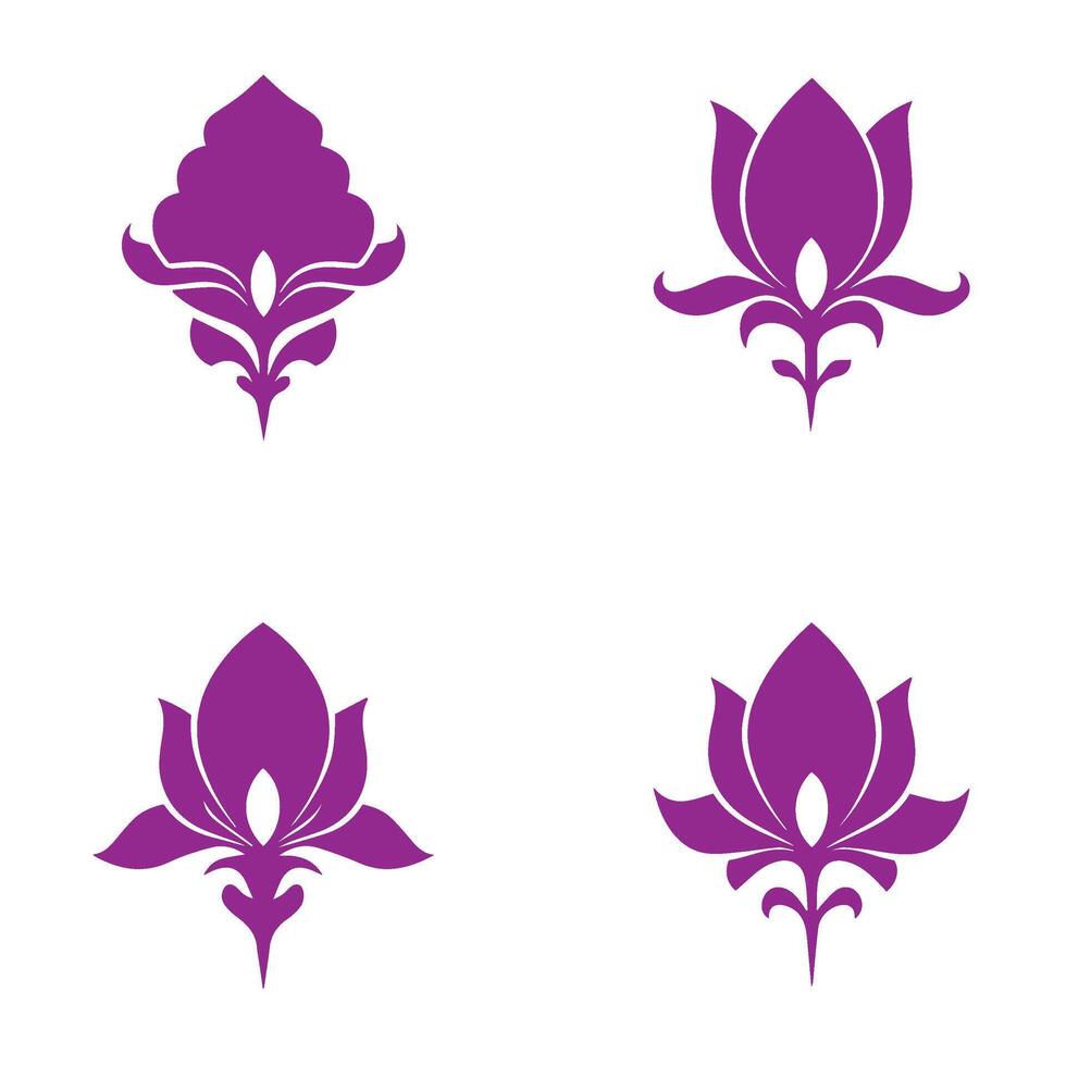 Artistic floral elements ready digital scrapbooking web icons or apparel design vector