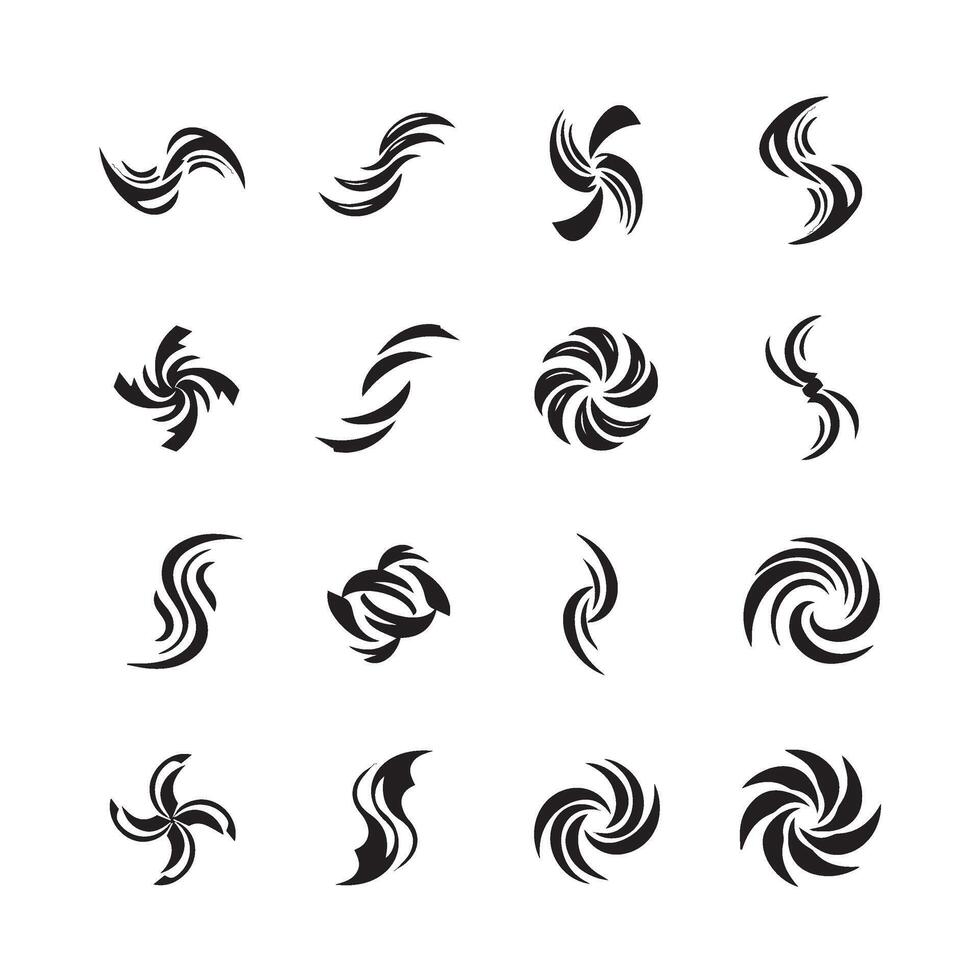 Elegant swirl inspired abstract decorative aesthetic design graphics vector