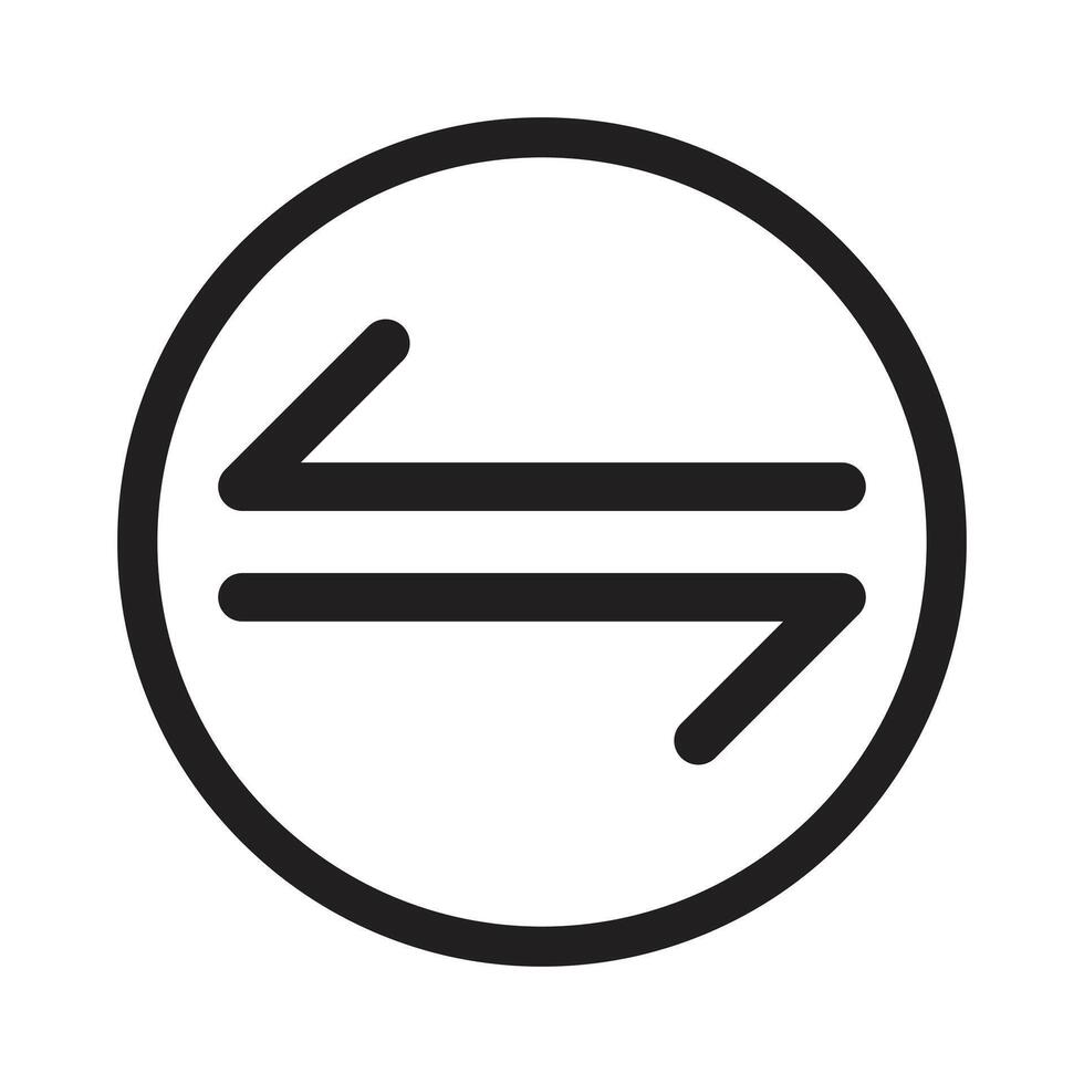 Connection icon showing automatic pairing thin lines vector