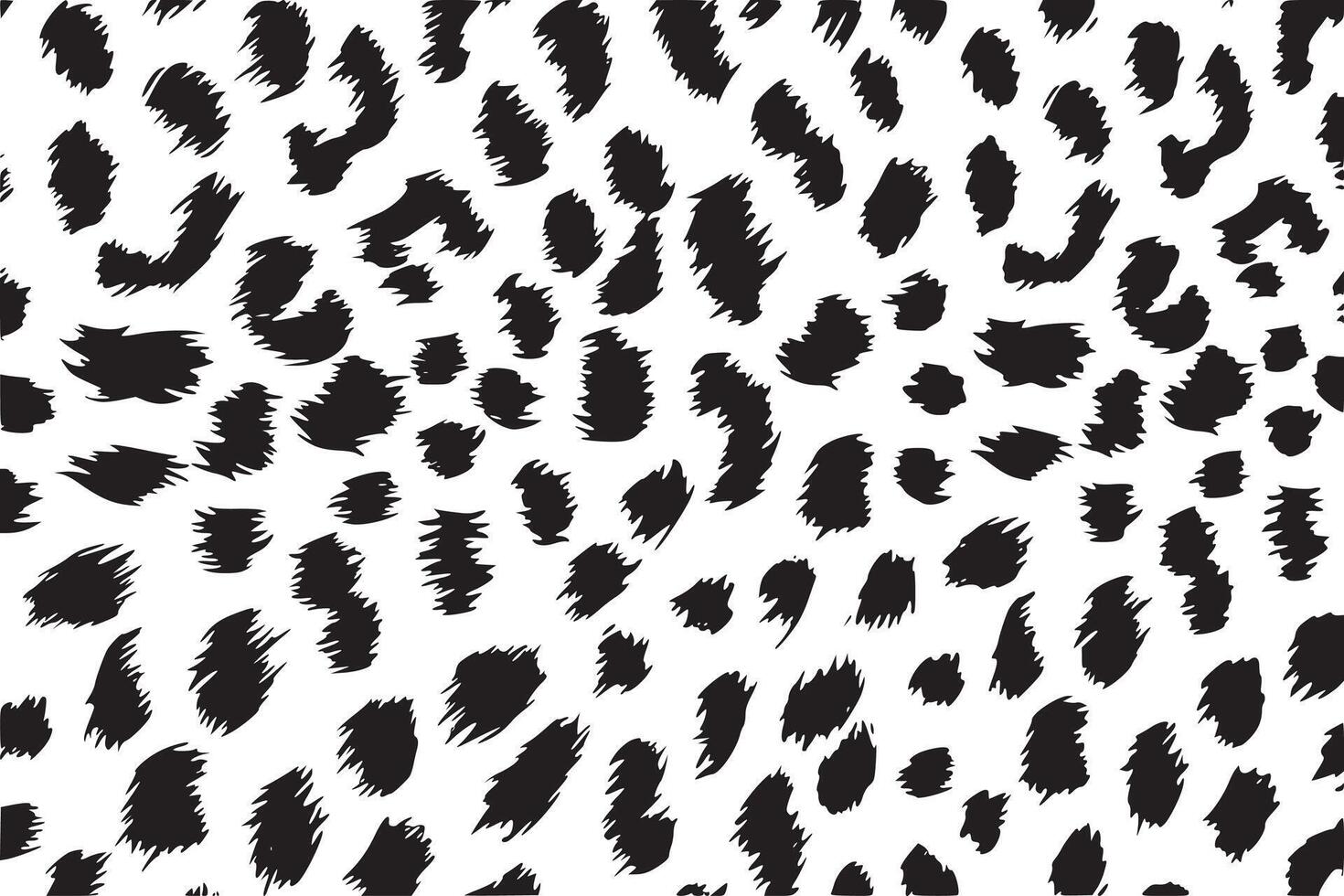 tiger stripes monochrome wild animal silhouette design vector