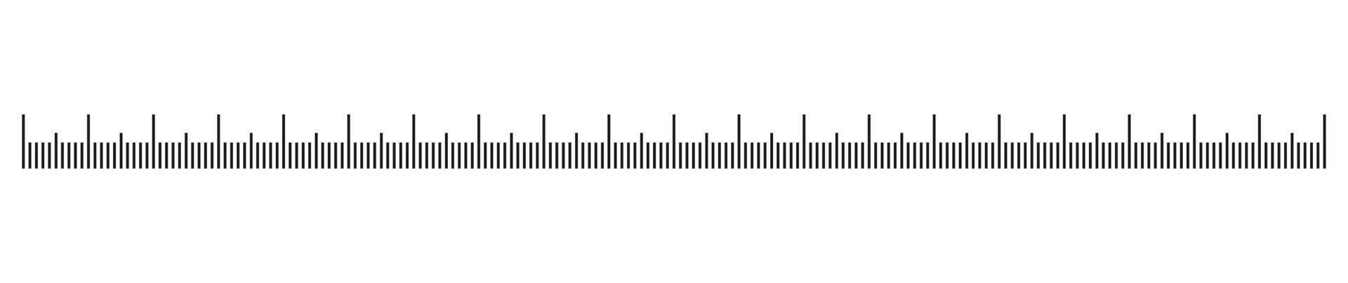 Straight ruler measuring school tool drawing object vector