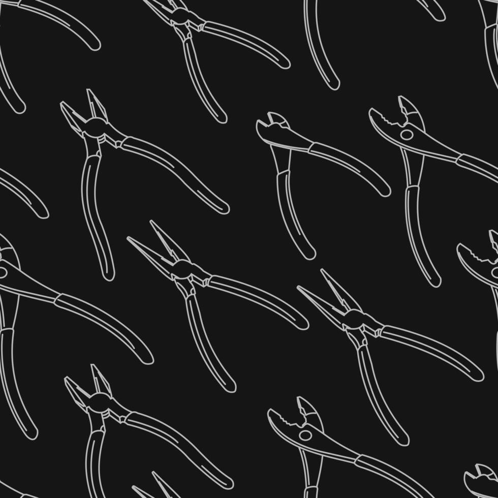 Slanted black and white line pattern design vector