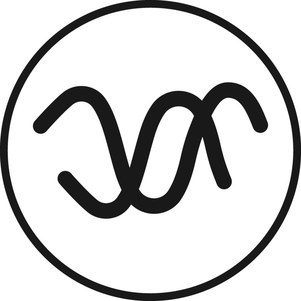 outline of high reliance icon for technology vector
