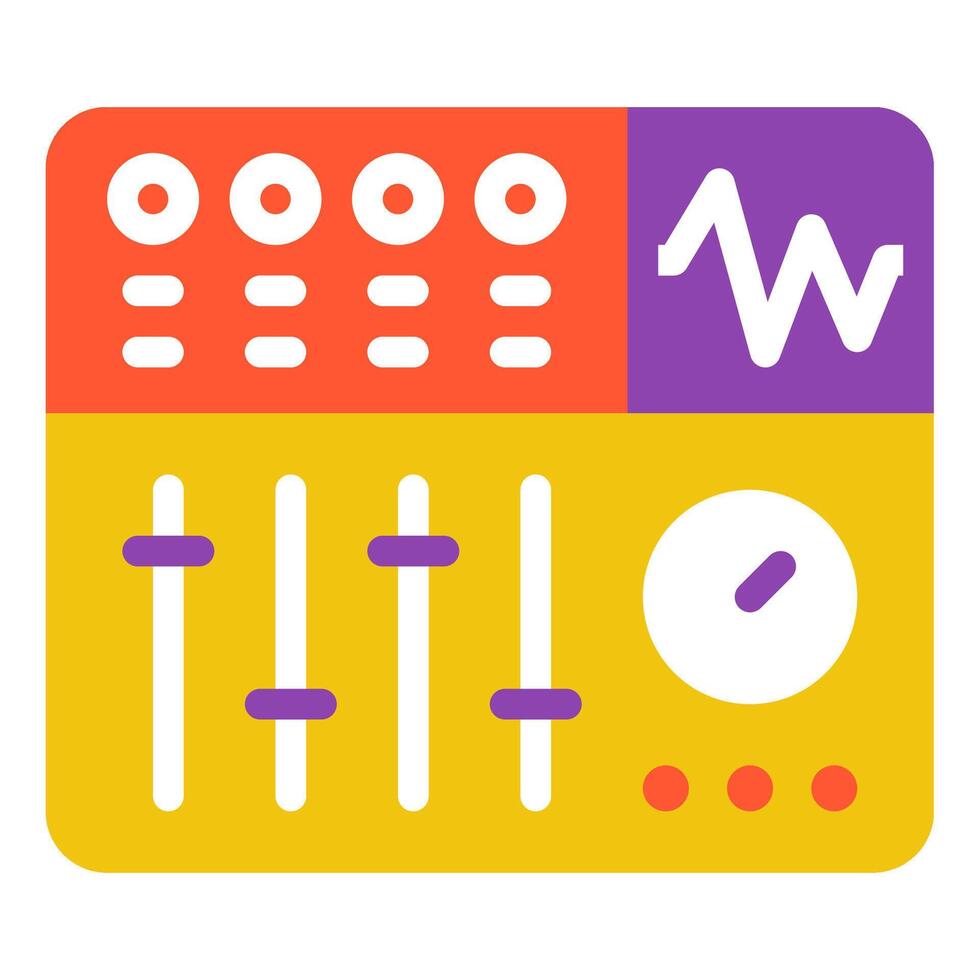 Synthesizer icon, for web, app, infographic, etc vector