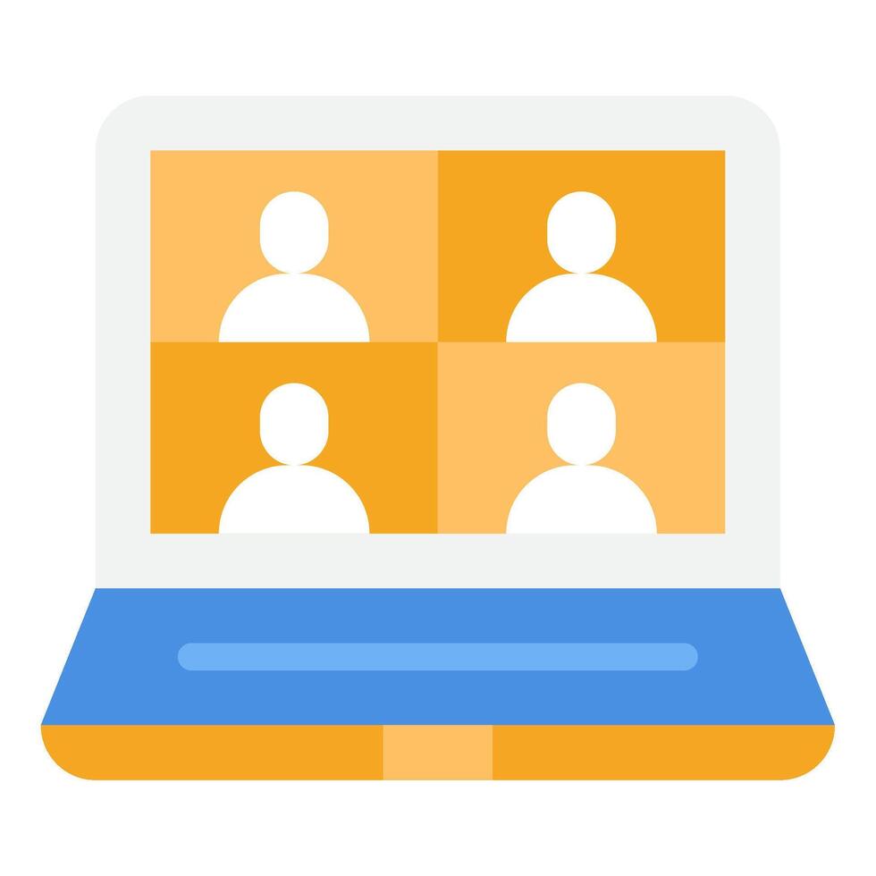 Virtual Classroom icon, for web, app, infographic, etc vector