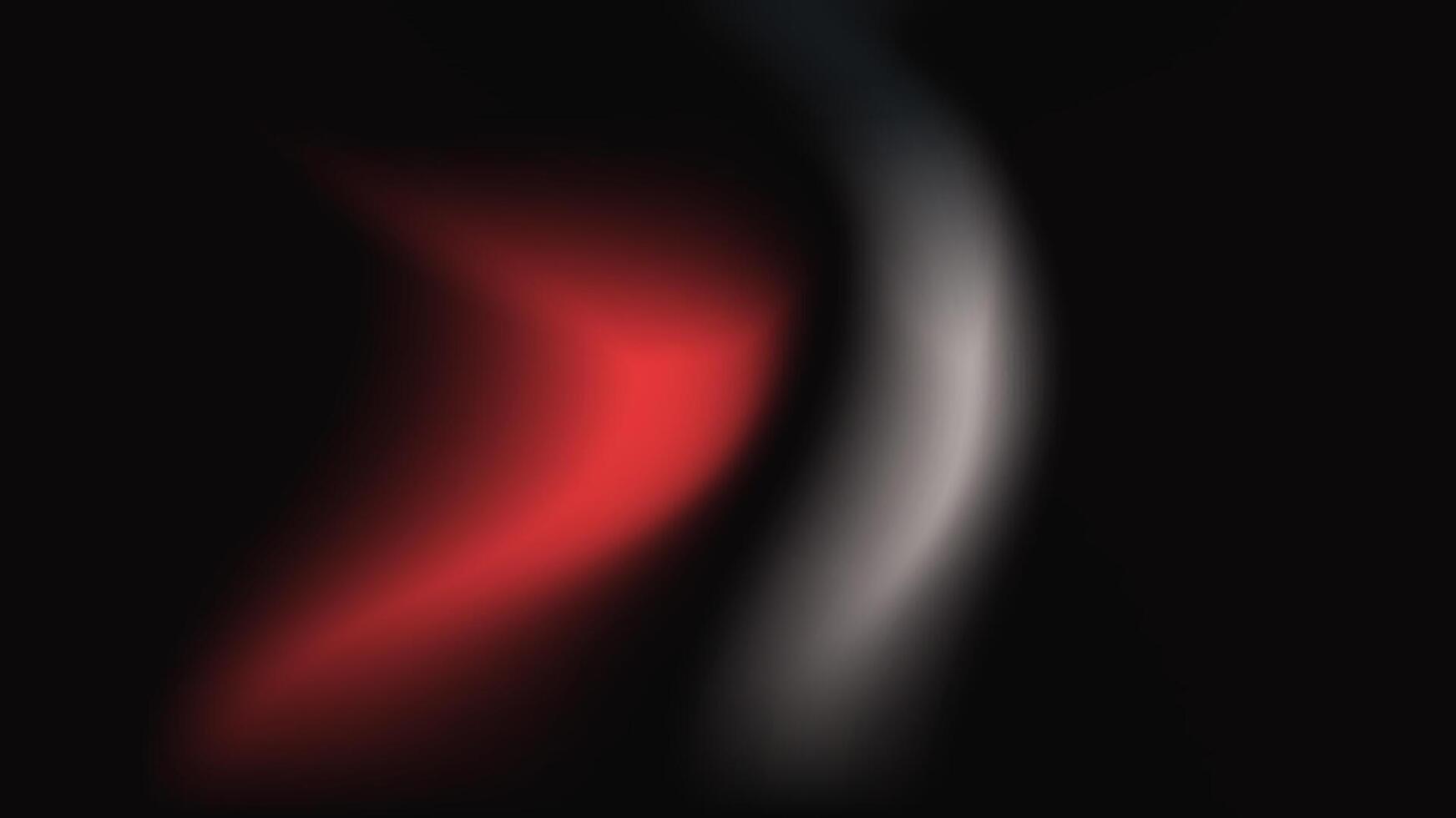 Dynamic Abstract Shapes in Red and Silver on Dark Background vector