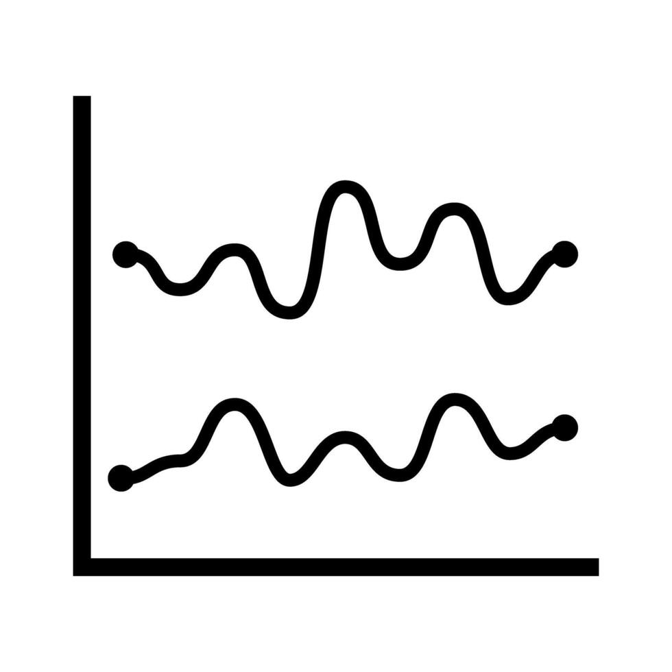 Chart icon . Schedule symbol. Finance illustration sign. vector