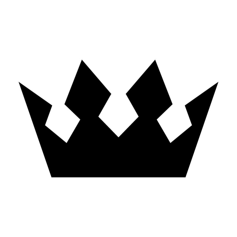 crown icon on white background. illustration. eps 10 vector