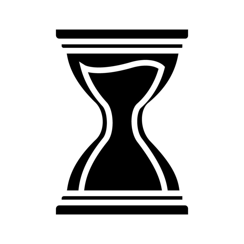 Hourglass icon. Simple illustration of hourglass icon for web vector