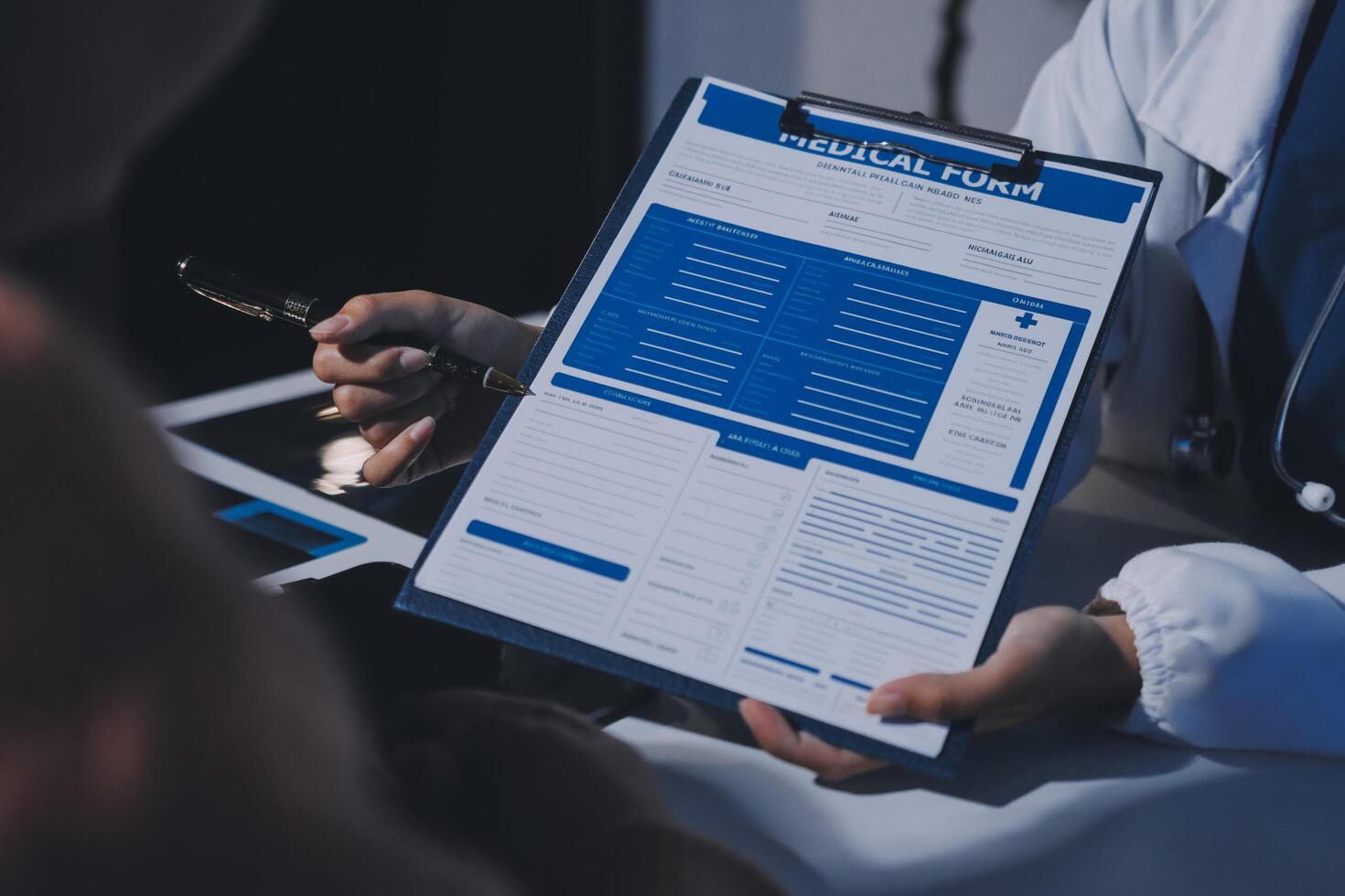Medical records and medical records photo