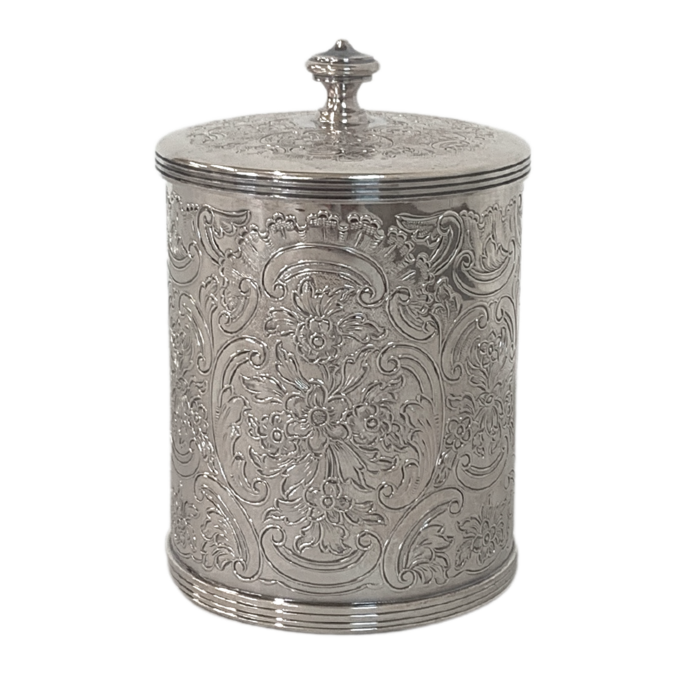 Silver Lidded Jar png