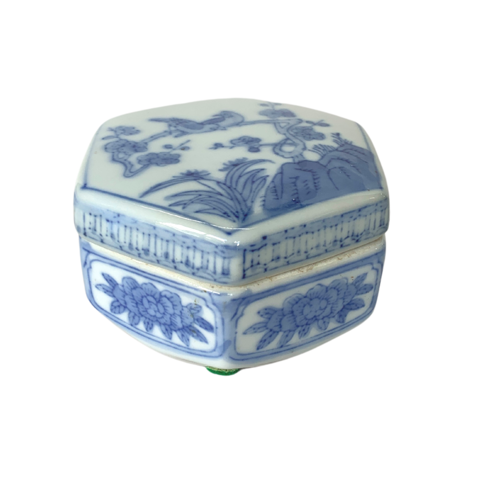 Small Blue Ceramic Jar png