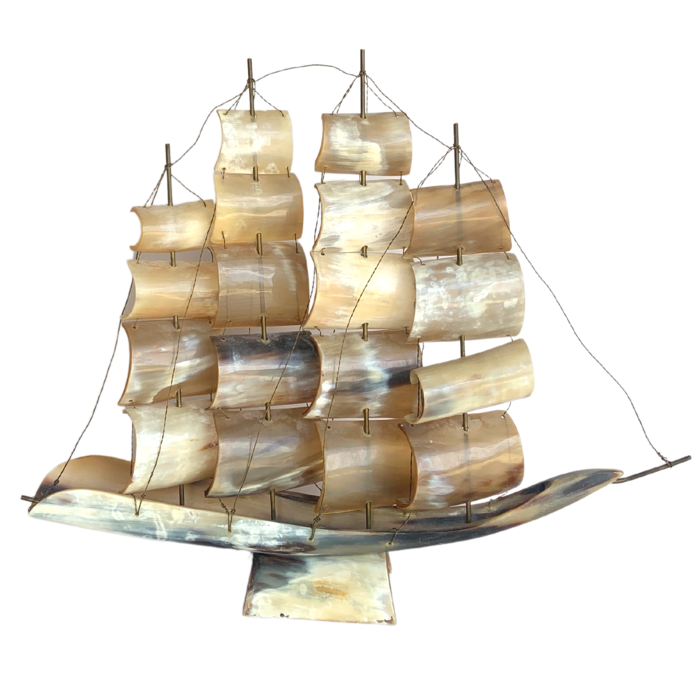 Vintage Handmade Ship png