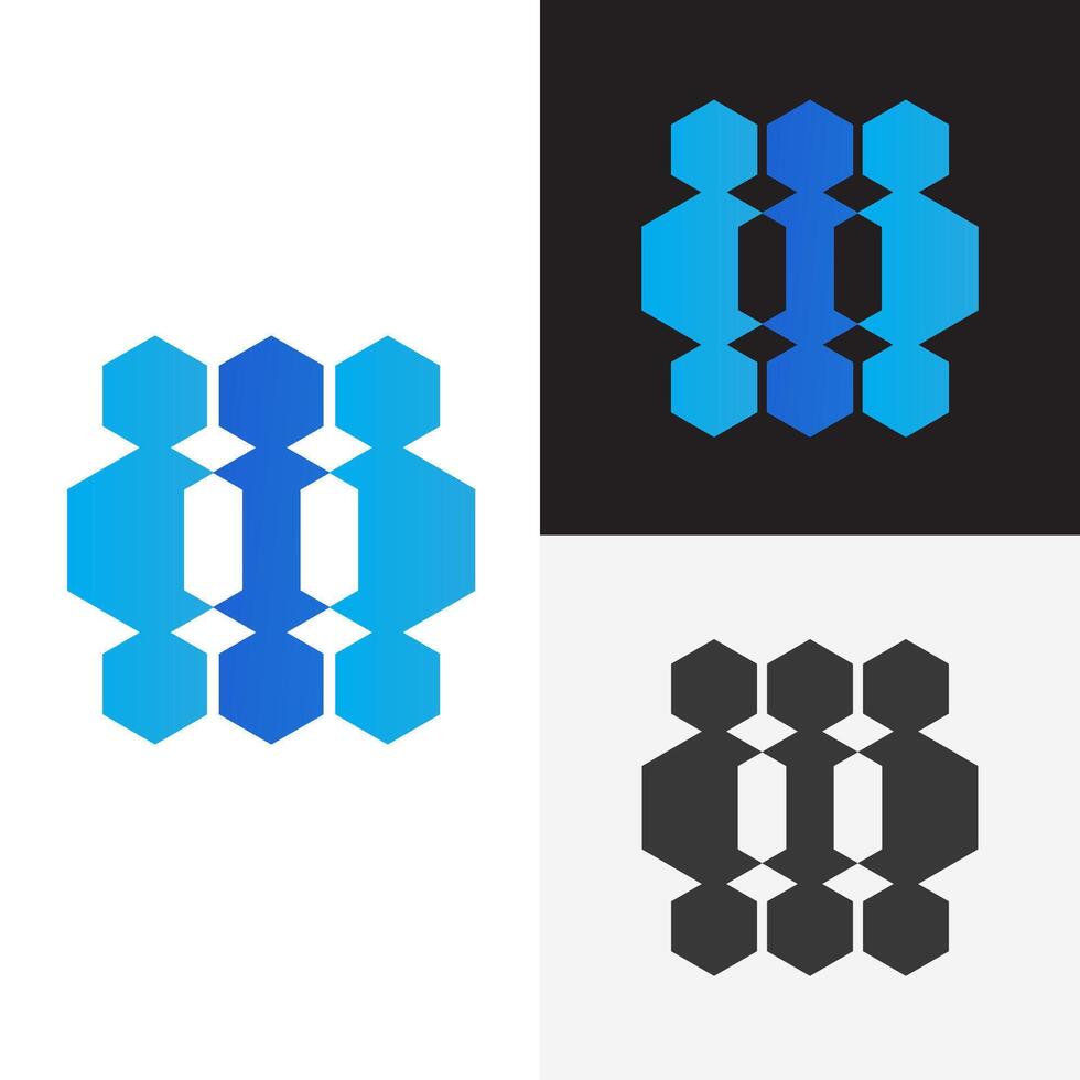 Cube Abstract logo Design For tech And Others Company vector