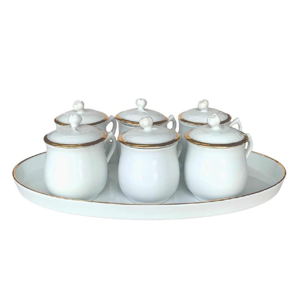 Set of Six Pot de creme png