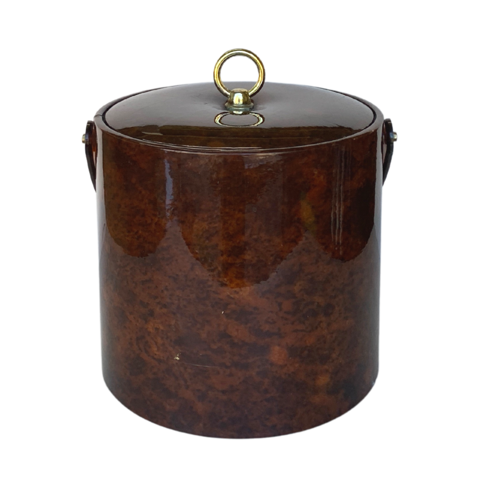 Vintage Brown Ice Holder png