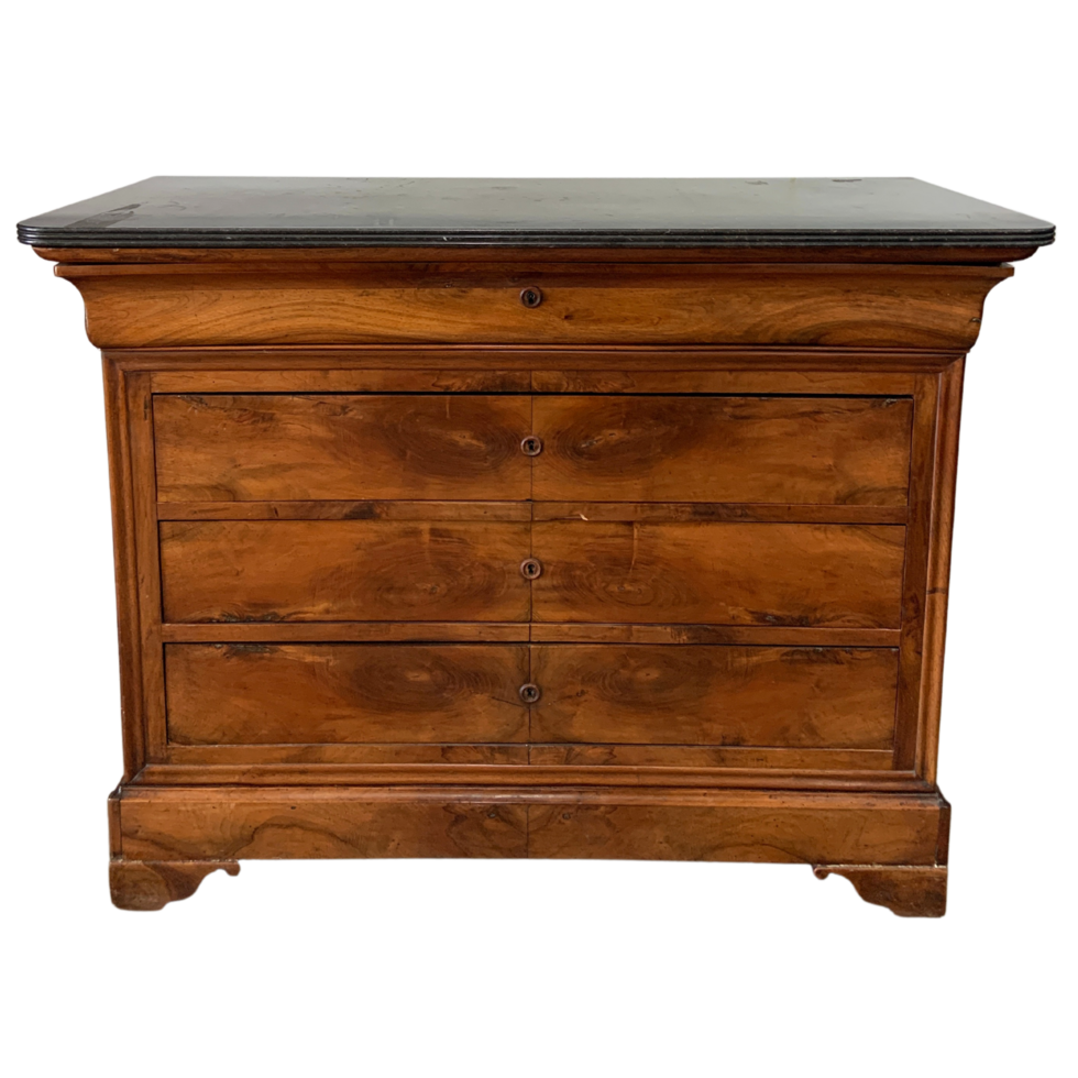 Black Marble Top Commode Front png