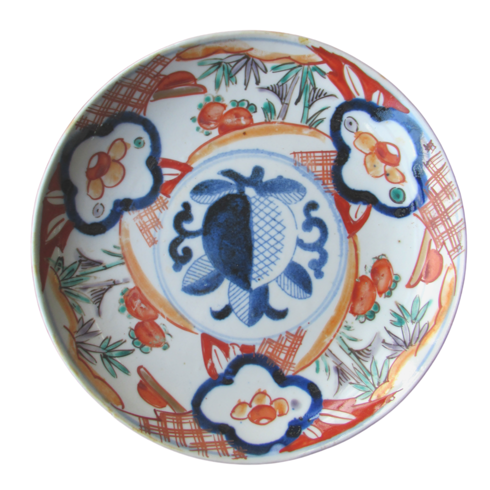 Vintage Peach Plate png