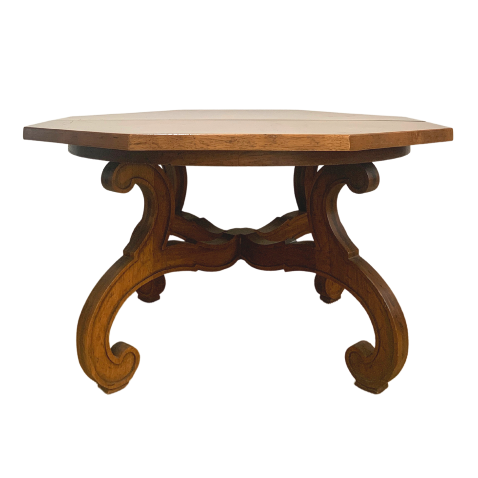 Vintage Wooden Game Table Front png