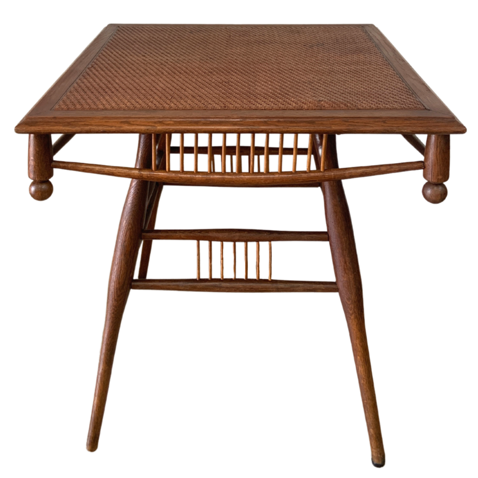Wooden Side Table Intricate Front png