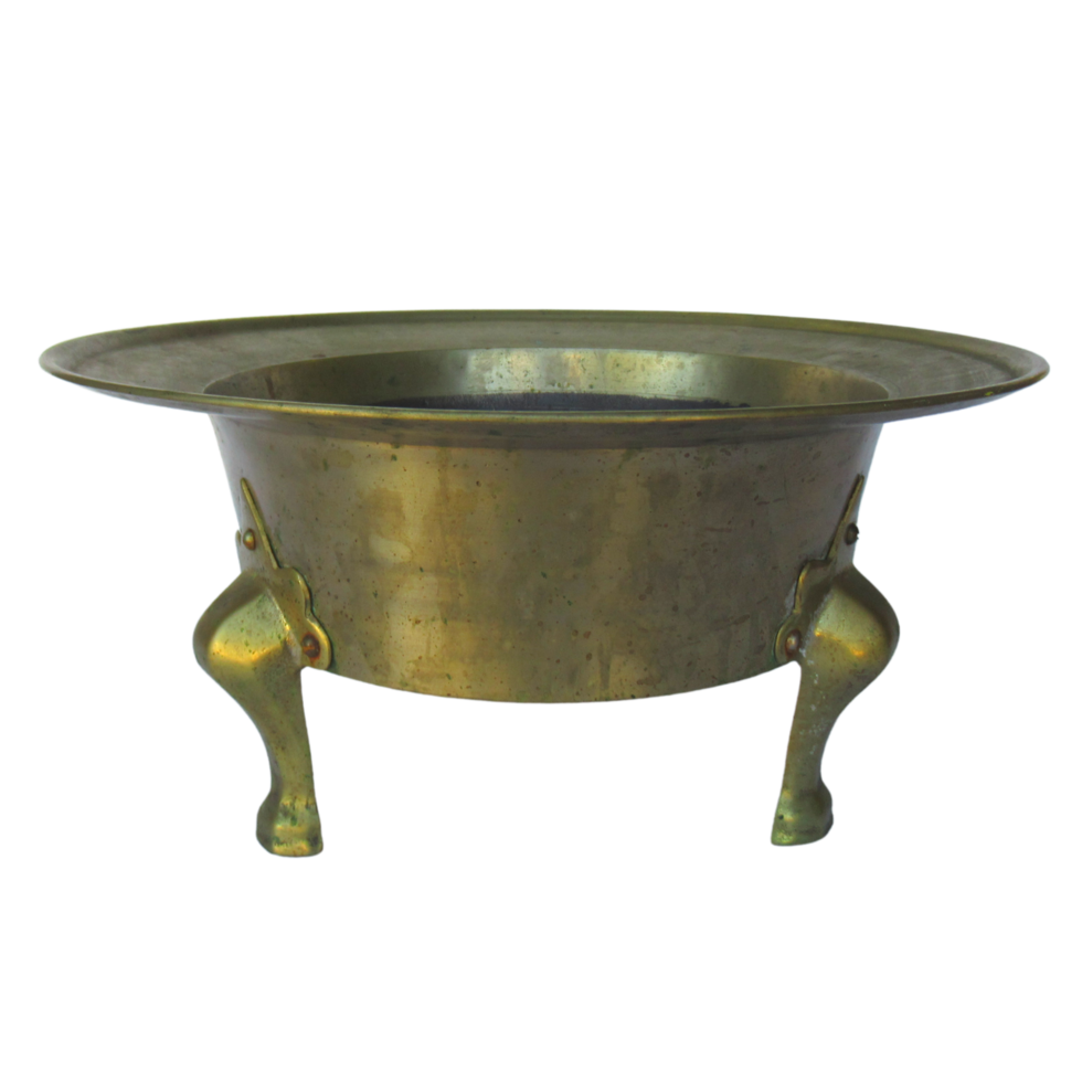 Brass Bowl With Feet png