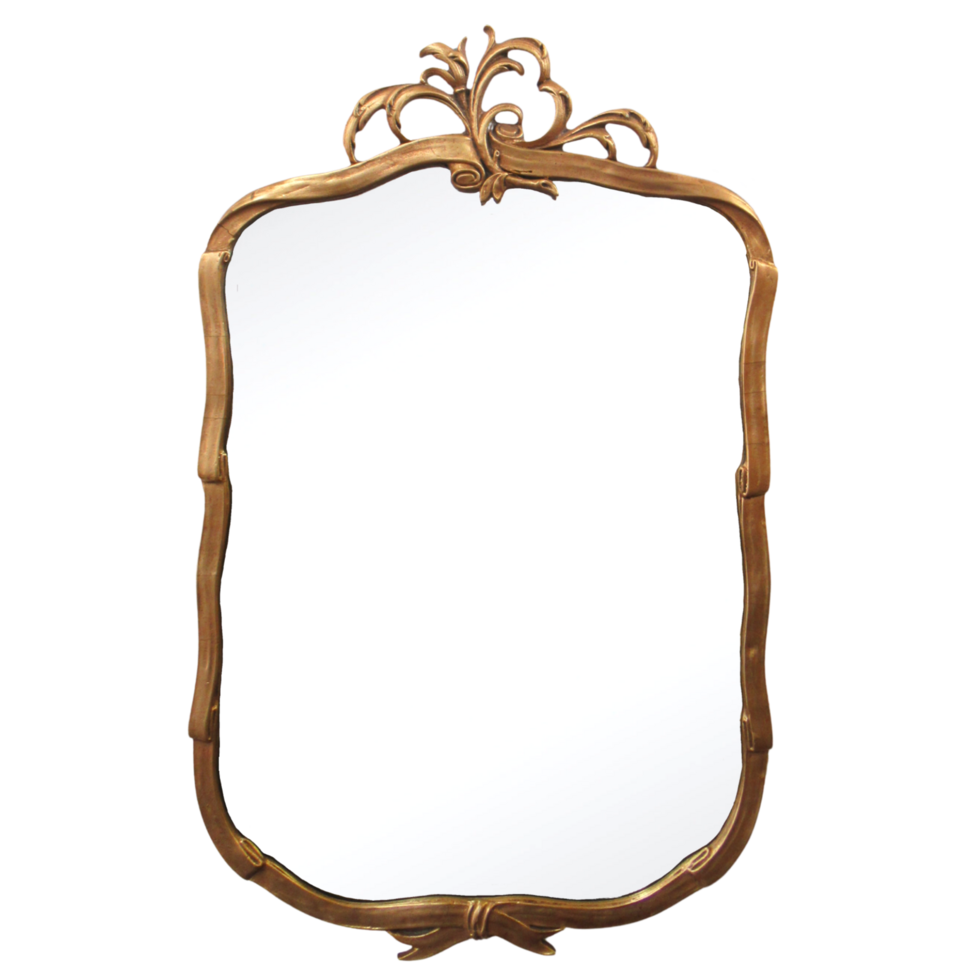 Vintage Gold Gilt Mirror png
