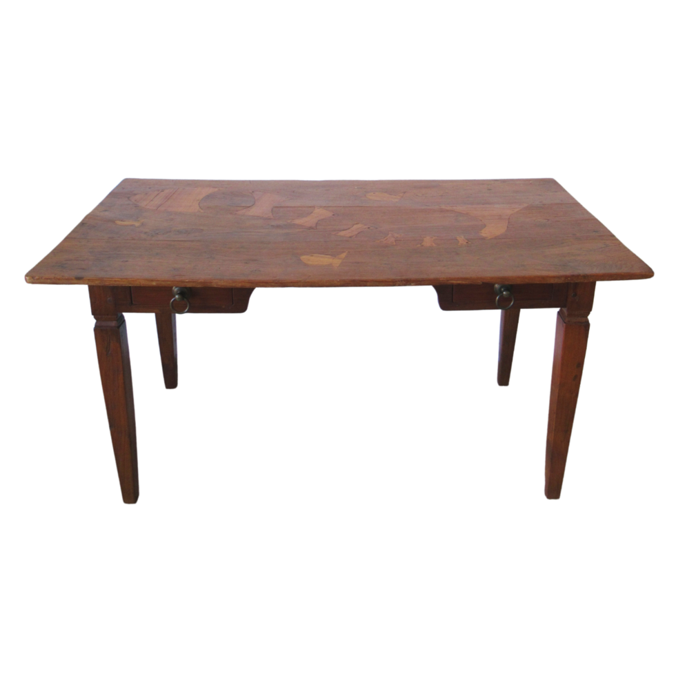 Brown Wooden Fish Desk Top png