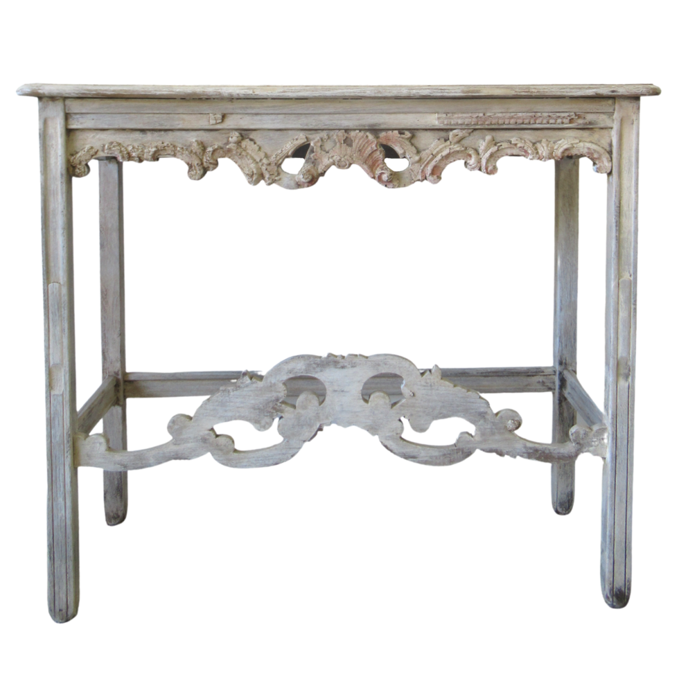 Distressed French Console Table png