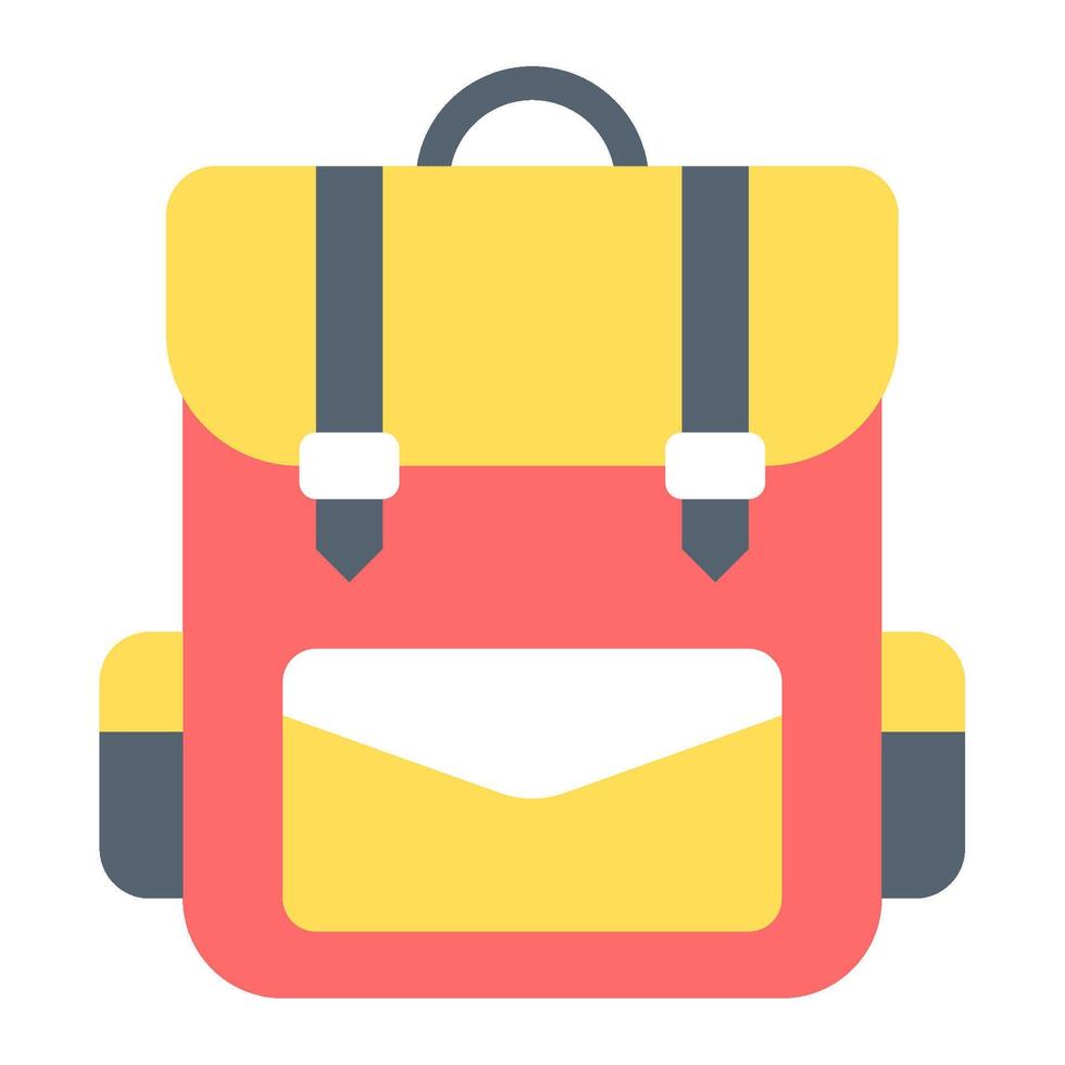 Backpack icon, for web, app, infographic, etc vector
