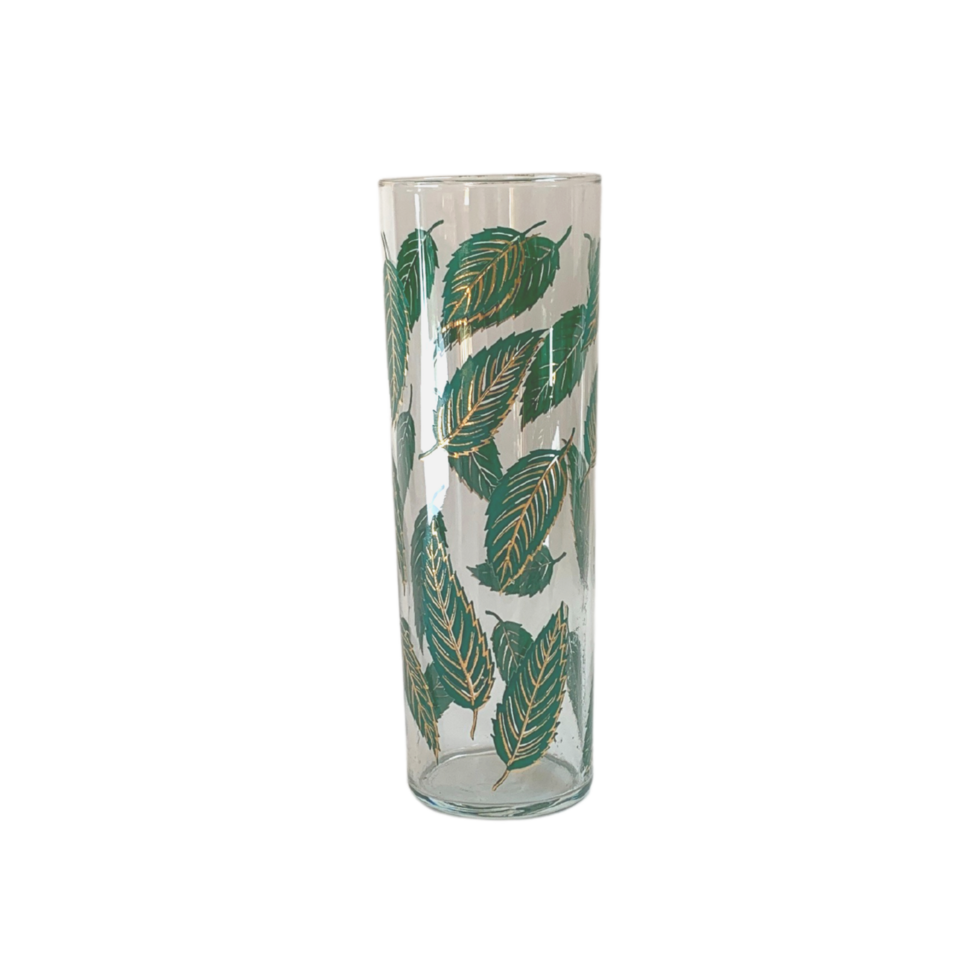 Single Gold Leaf Glass png