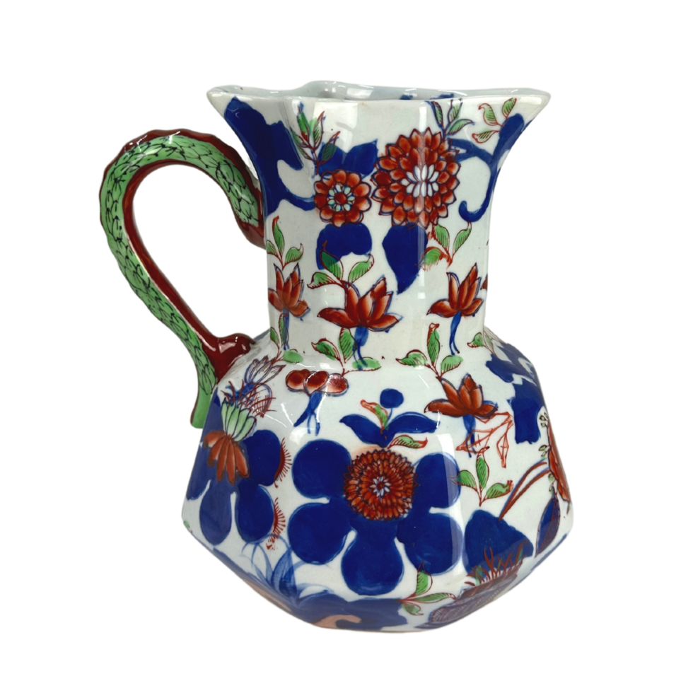 Imported Ironstone Hydra Style Pitcher Front png