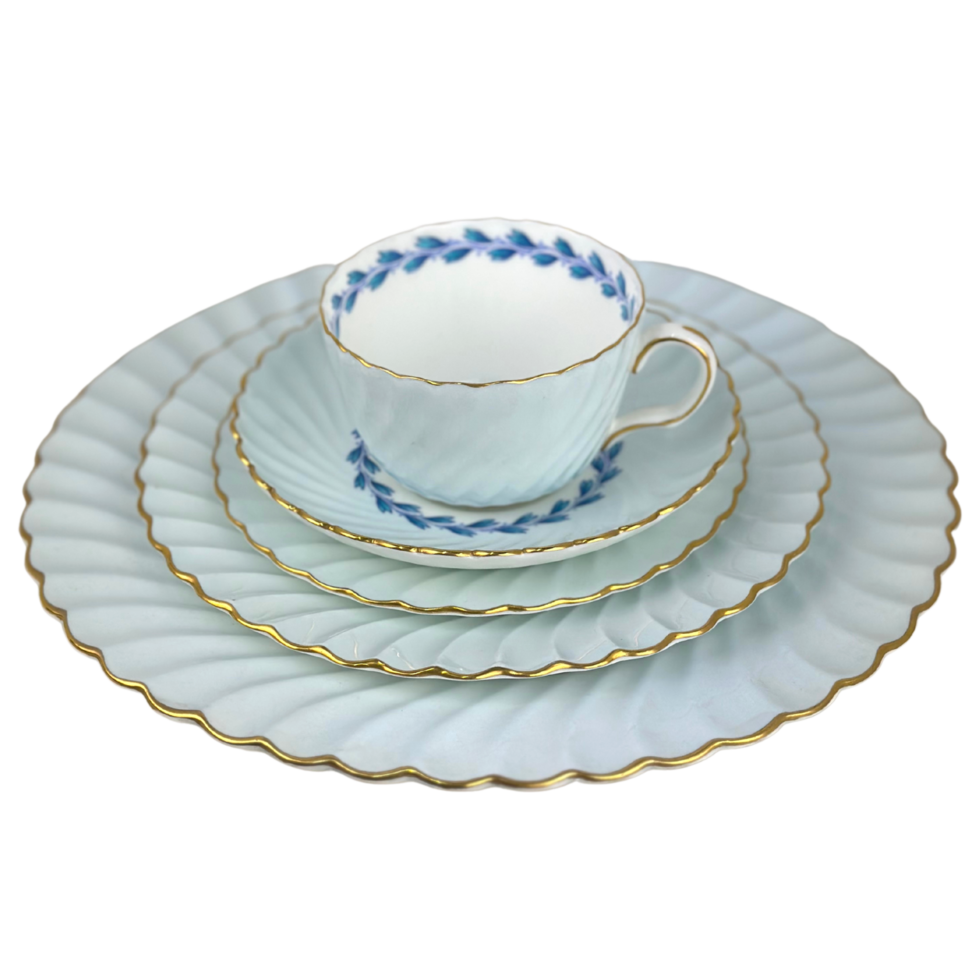 Minton Blue China Set Angle png