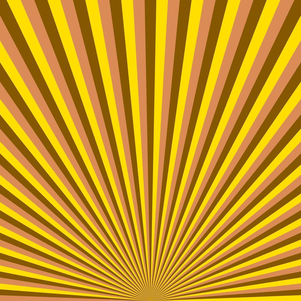 Geometric sunrise background design - colorful abstract illustration vector