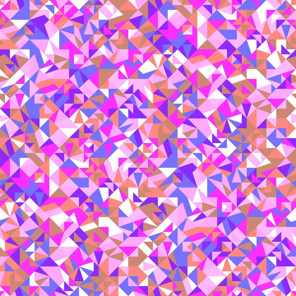 Abstract geometrical colorful triangle tile pattern background vector