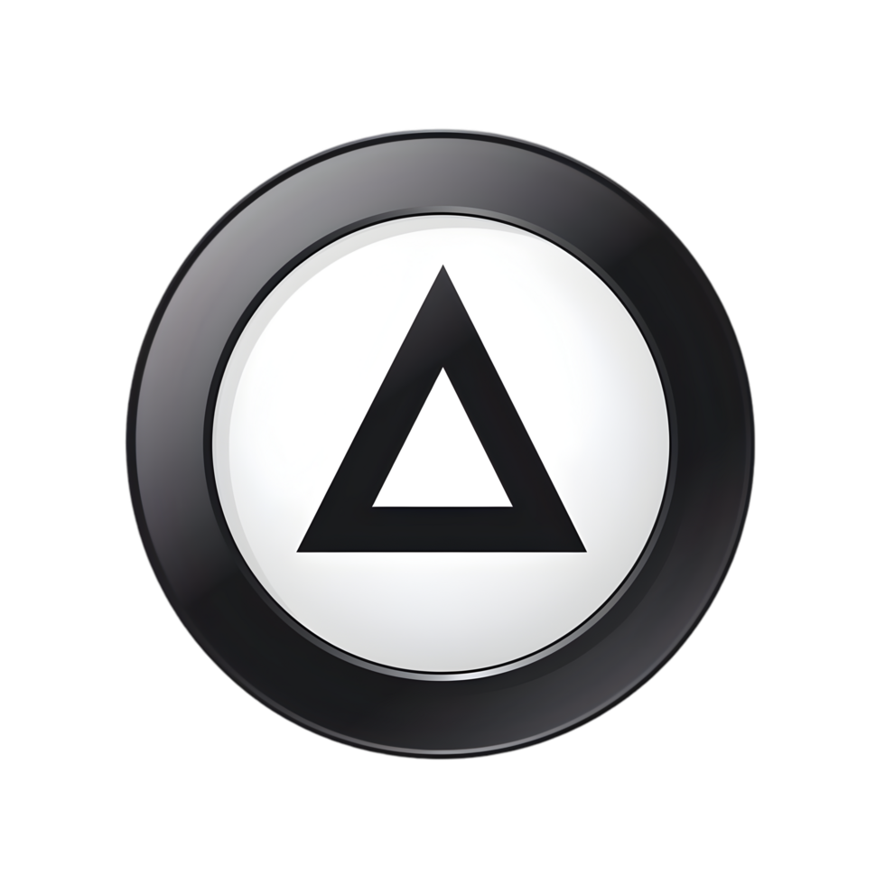 Transparent play button icon in black circle on for graphic design and digital media png