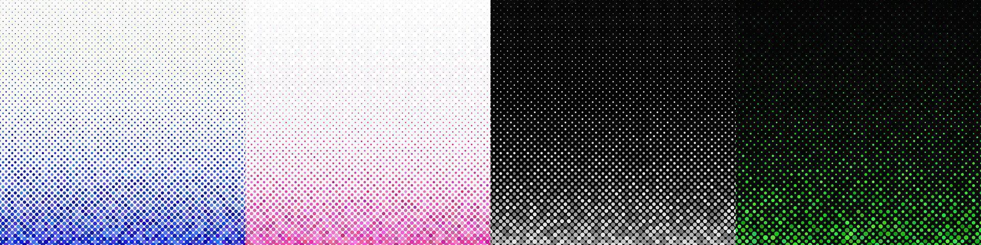 Geometric dot pattern collection vector
