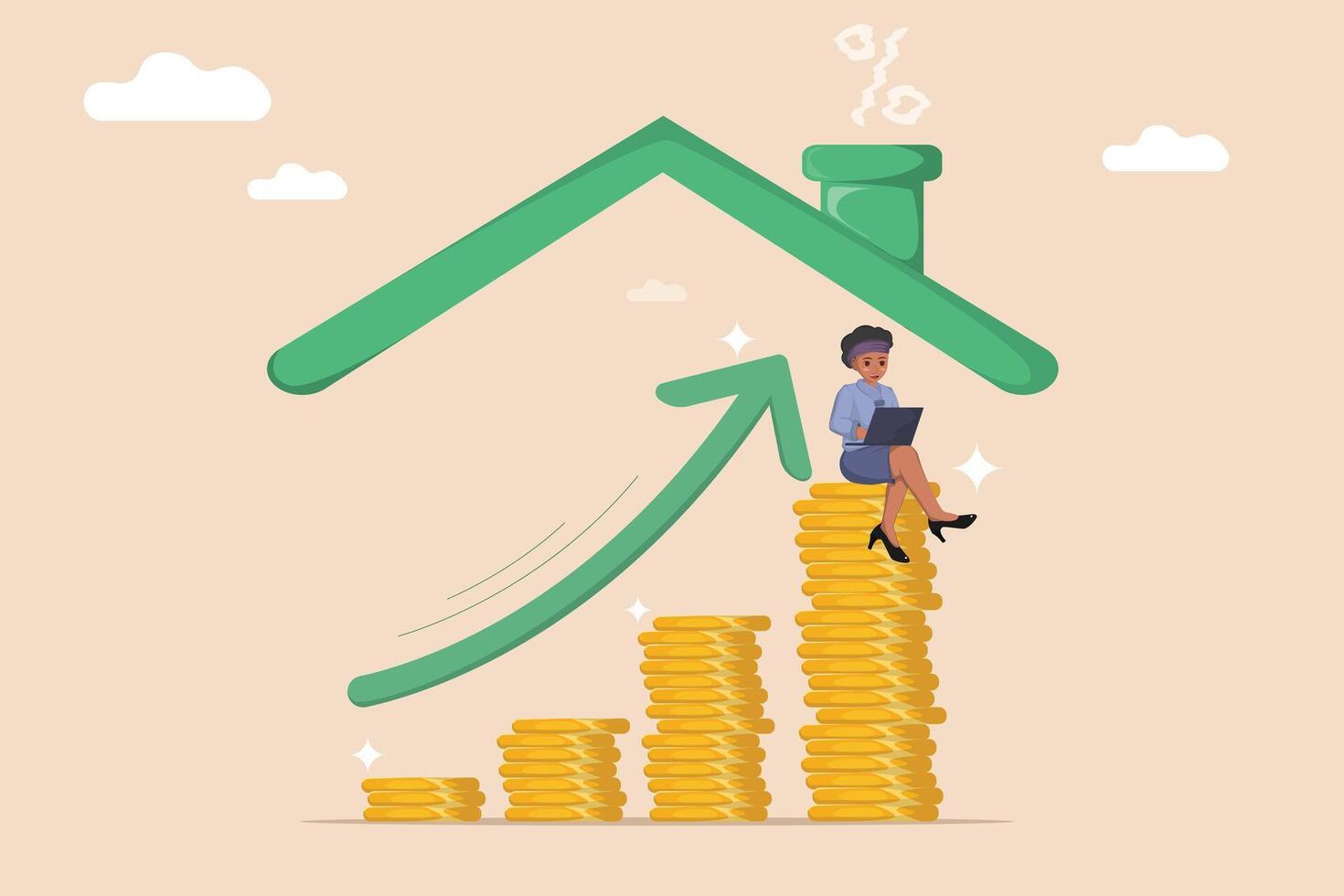 Maximizing Financial Profit Strategies for Business Growth and Investment Returns. vector