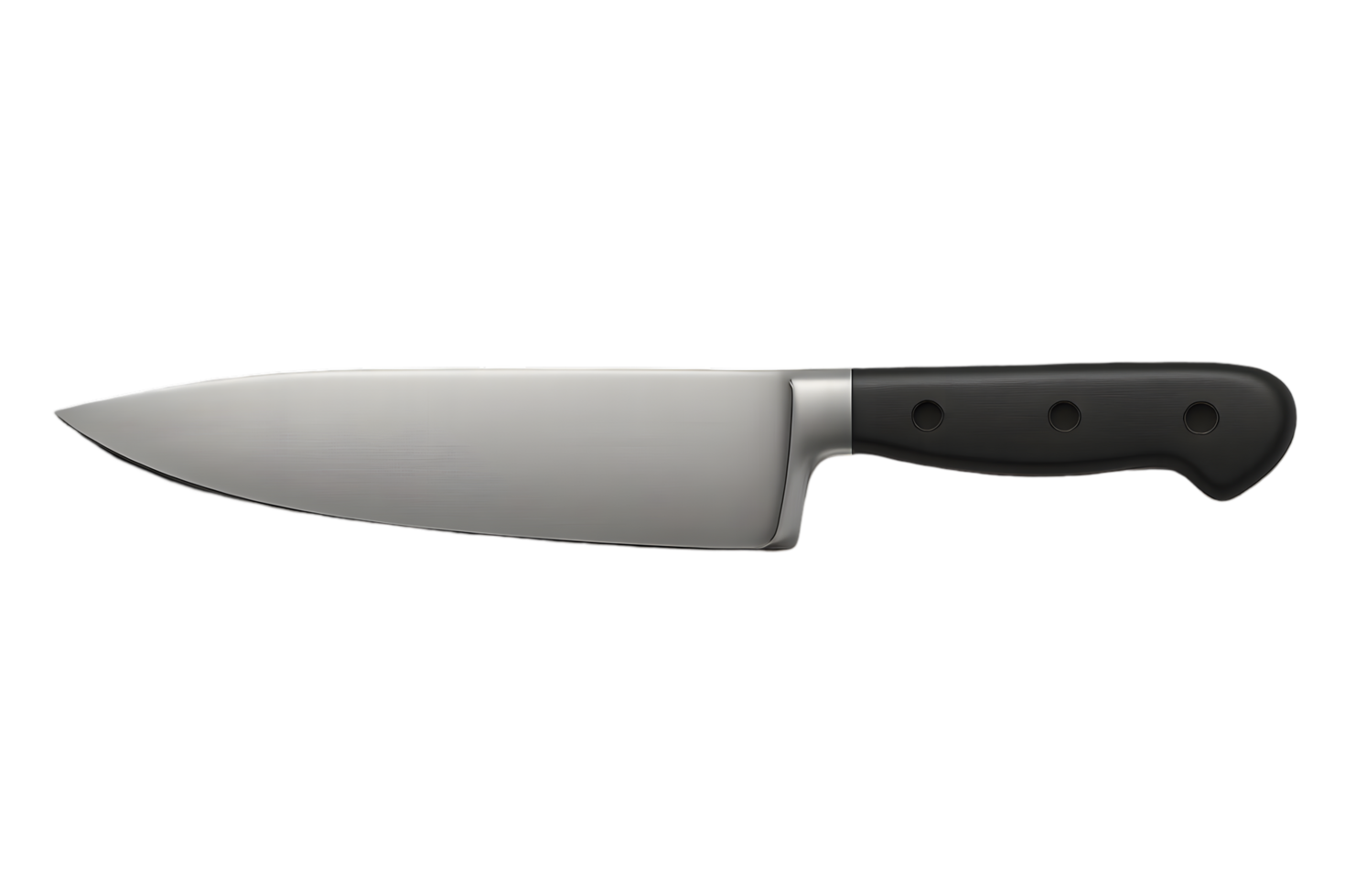 High resolution photorealistic kitchen knife isolated object perfect for culinary imagery png