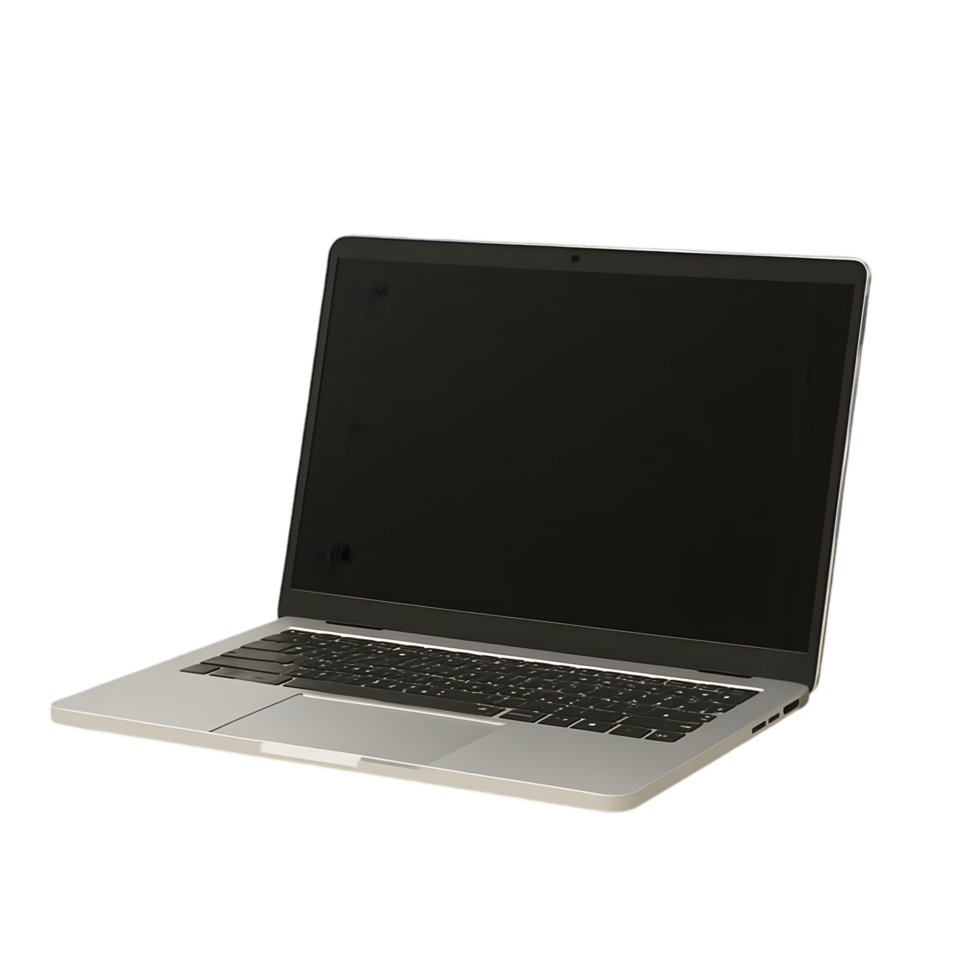 Realistic isolated laptop on high resolution photorealistic image modern workspace technology concept png