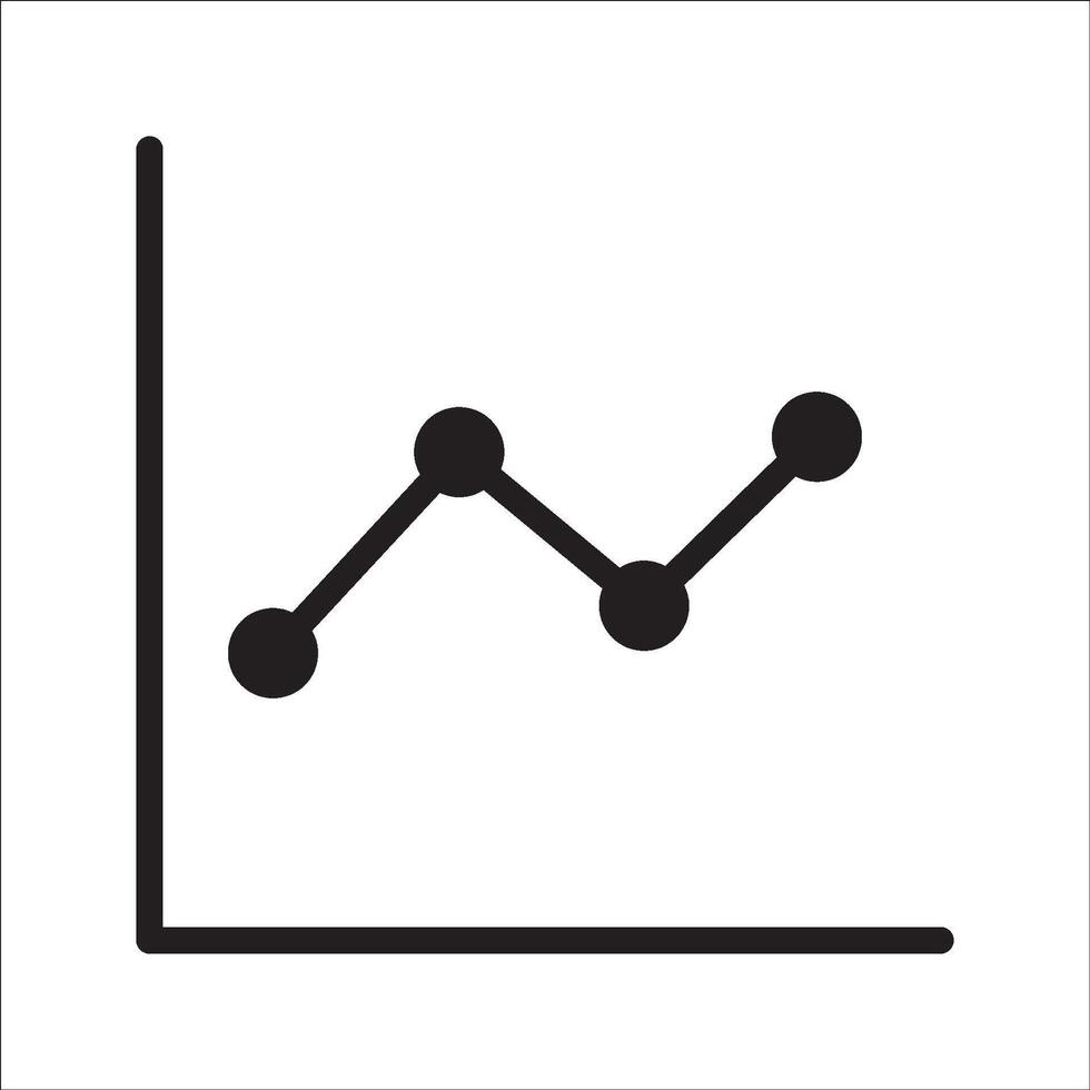 analytic glyph flat icon vector