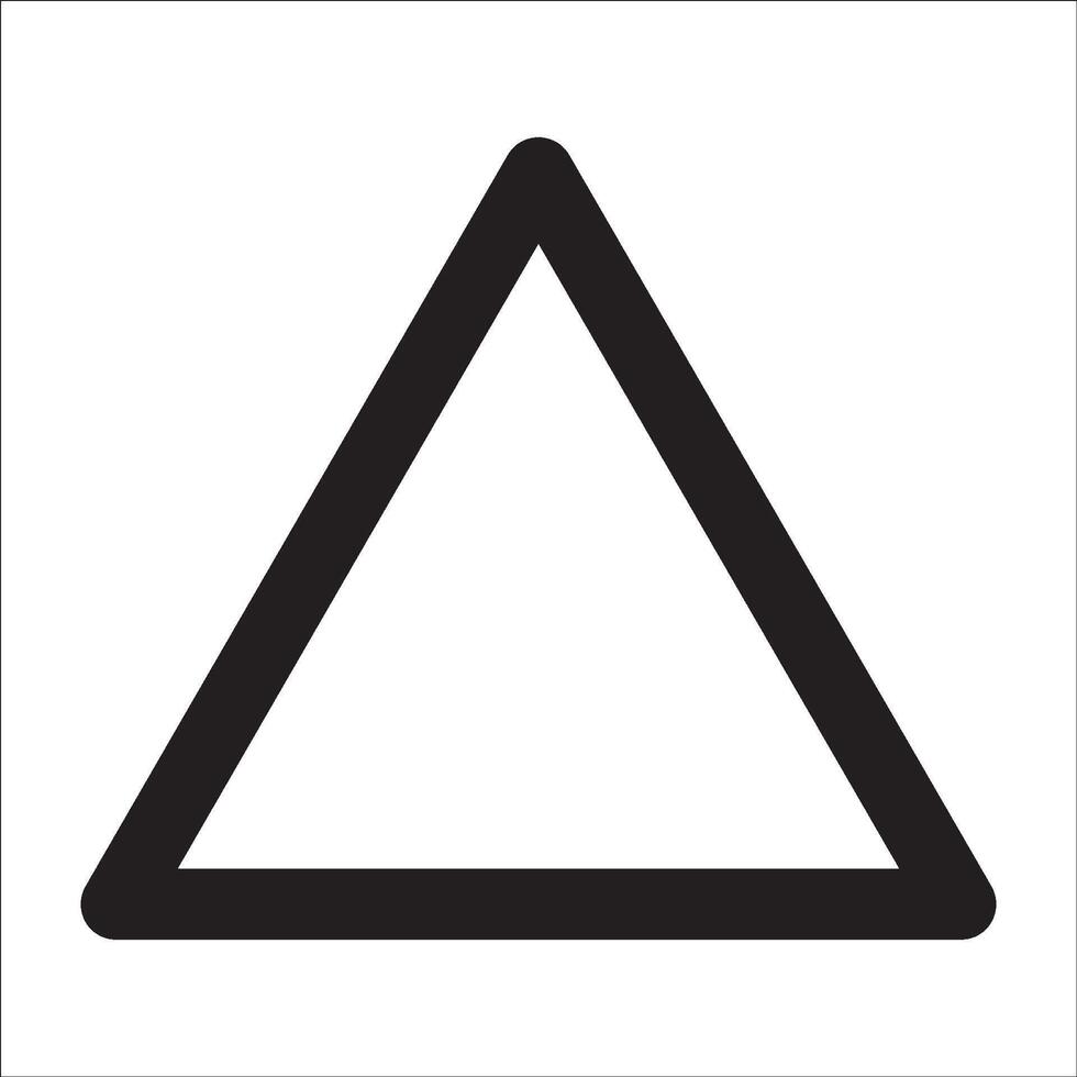 Triangle icon symbol sign vector