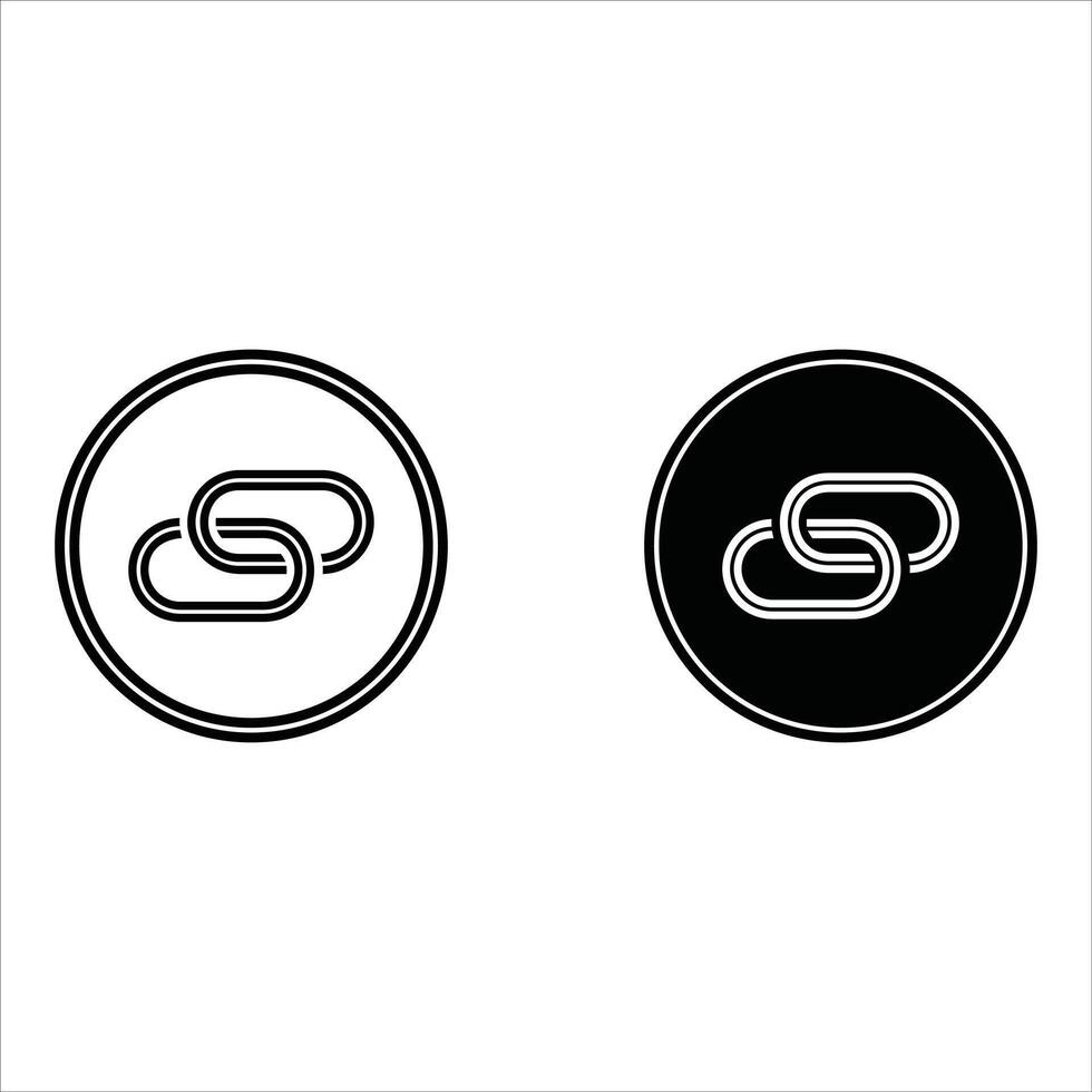 Link flat icon , Chain icon vector